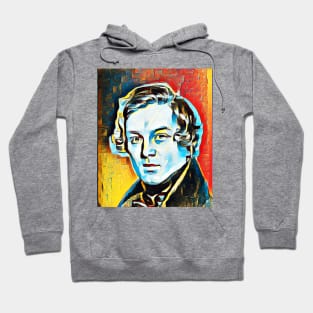 Robert Schumann Abstract Portrait | Robert Schumann Artwork 2 Hoodie